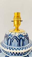 Load image into Gallery viewer, Large Antique Delft Lamp - pre order for end of August