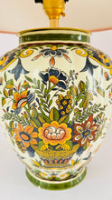 Load image into Gallery viewer, Antique Delft Polychrome Lamp