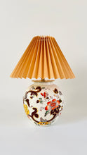 Load image into Gallery viewer, Antique Mason’s Brown Velvet Lamp - pre order for mid June