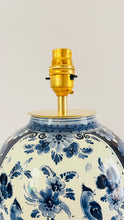 Load image into Gallery viewer, Antique Delft Bird Lamp - pre order for end of Dec