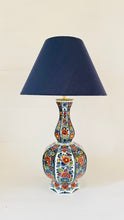 Load image into Gallery viewer, Large Antique Delft ‘Knobbelvaas’ Lamp - pre order for end of June