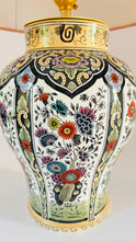 Load image into Gallery viewer, Antique Delft Boch Polychrome Lamp - pre order for end of Dec