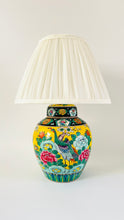 Load image into Gallery viewer, Antique Japanese Peacock Lamp