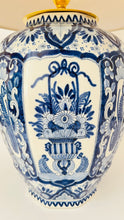 Load image into Gallery viewer, Large Antique Delft Lamp - pre order for end of August