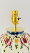 Load image into Gallery viewer, Antique Delft Polychrome Lamp - pre order for w/c May 19th