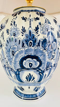 Load image into Gallery viewer, Antique Delft Table Lamp - pre order for mid June