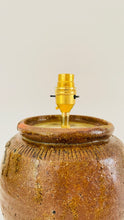 Load image into Gallery viewer, Antique Pottery Lamp