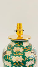 Load image into Gallery viewer, Antique Japanese Gold Imari Lamp