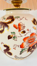Load image into Gallery viewer, Antique Mason’s Brown Velvet Lamp - pre order for mid June