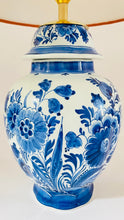 Load image into Gallery viewer, Antique ‘De Porceleyne Fles’ Delft Lamp - pre order for end of Dec
