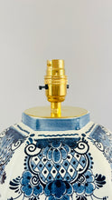 Load image into Gallery viewer, Antique Delft ‘Distel’ Lamp - pre order for early April