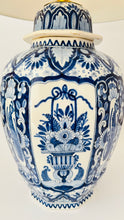 Load image into Gallery viewer, Large Antique Delft Lamp - pre order for end of August