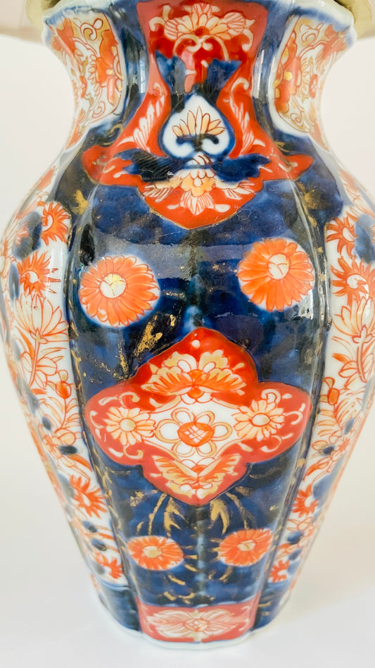 Antique Japanese Imari Lamp - pre order for early March