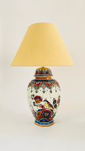 Load image into Gallery viewer, Antique Delft Polychrome Lamp - pre order for mid June