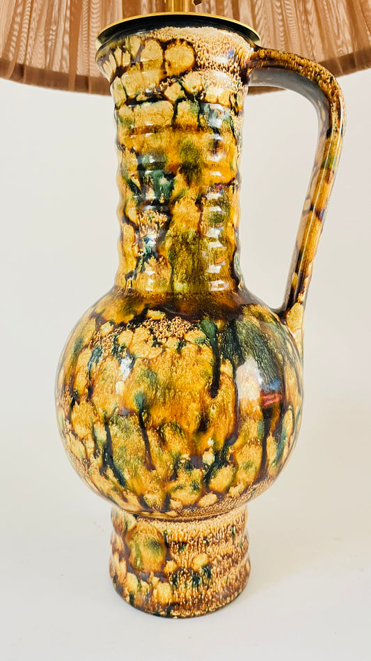 Studio Pottery Jug Lamp