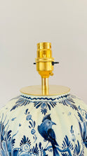 Load image into Gallery viewer, Antique Delft Bird Lamp