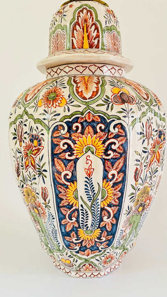 XL Antique Delft Lamp