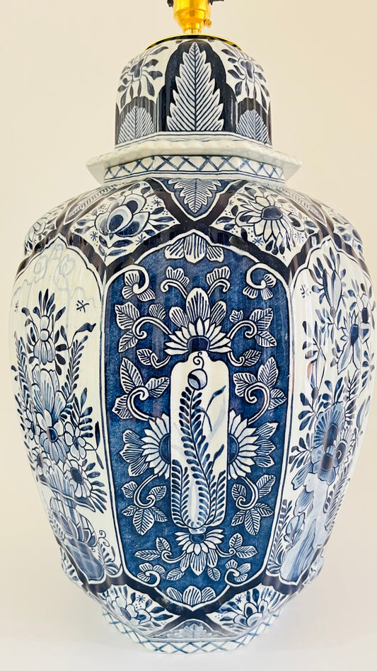 Antique Delft Lamp - pre order for mid Aug