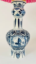Load image into Gallery viewer, Antique Delft ‘Knobbelvaas’ Lamp - pre order for end of June