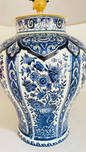 Load image into Gallery viewer, Antique Delft Boch Lamp - pre order for end of Dec
