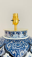 Load image into Gallery viewer, Antique Delft Boch Lamp - pre order for end of Dec