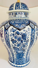 Load image into Gallery viewer, Antique Delft Boch Lamp - pre order for end of Dec
