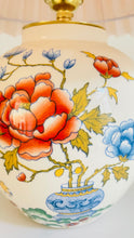 Load image into Gallery viewer, Antique Mason's Peony Lamp - pre order for mid Dec