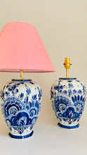Load image into Gallery viewer, Antique Delft Lamp - pre order for mid Oct