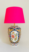 Load image into Gallery viewer, Antique Delft Polychrome Lamp (damaged) - pre order for mid July