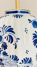 Load image into Gallery viewer, Antique Delft Lamp (damaged) - pre order for end of Oct