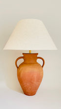 Load image into Gallery viewer, Terracotta Table Lamp - pre order for early July