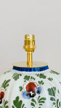 Load image into Gallery viewer, Antique Delft Polychrome Lamp - pre order for w/c July 24th