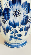 Load image into Gallery viewer, Antique Delft Flower Lamp (damaged) - pre order for early Jan