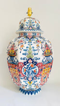 Load image into Gallery viewer, Antique Extra Large Makkum Lamp - pre order for w/c Sept 18th
