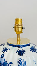 Load image into Gallery viewer, Antique Delft Lamp (damaged) - pre order for end of Oct
