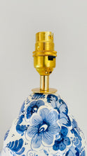Load image into Gallery viewer, Large Antique Delft Lamp - pre order for mid Nov