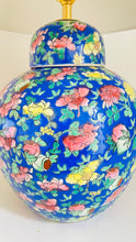 Load image into Gallery viewer, Antique Flower Jar Lamp - pre order for end of Dec