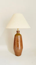Load image into Gallery viewer, Studio Pottery Lamp - pre order for w/c Feb 19th