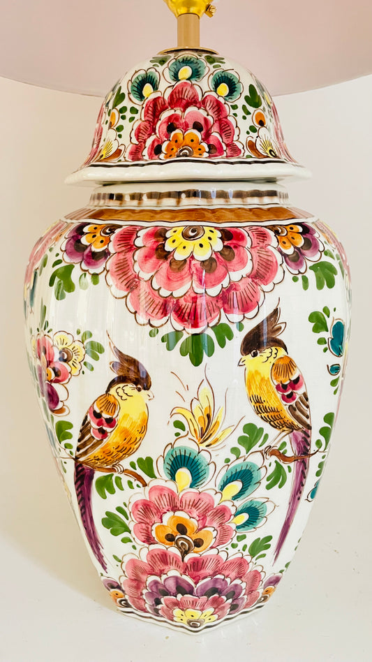 Antique Delft 'De Parel' Lamp - pre order for end of Jan