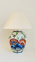 Load image into Gallery viewer, Antique Delft Polychrome Lamp - pre order for mid May