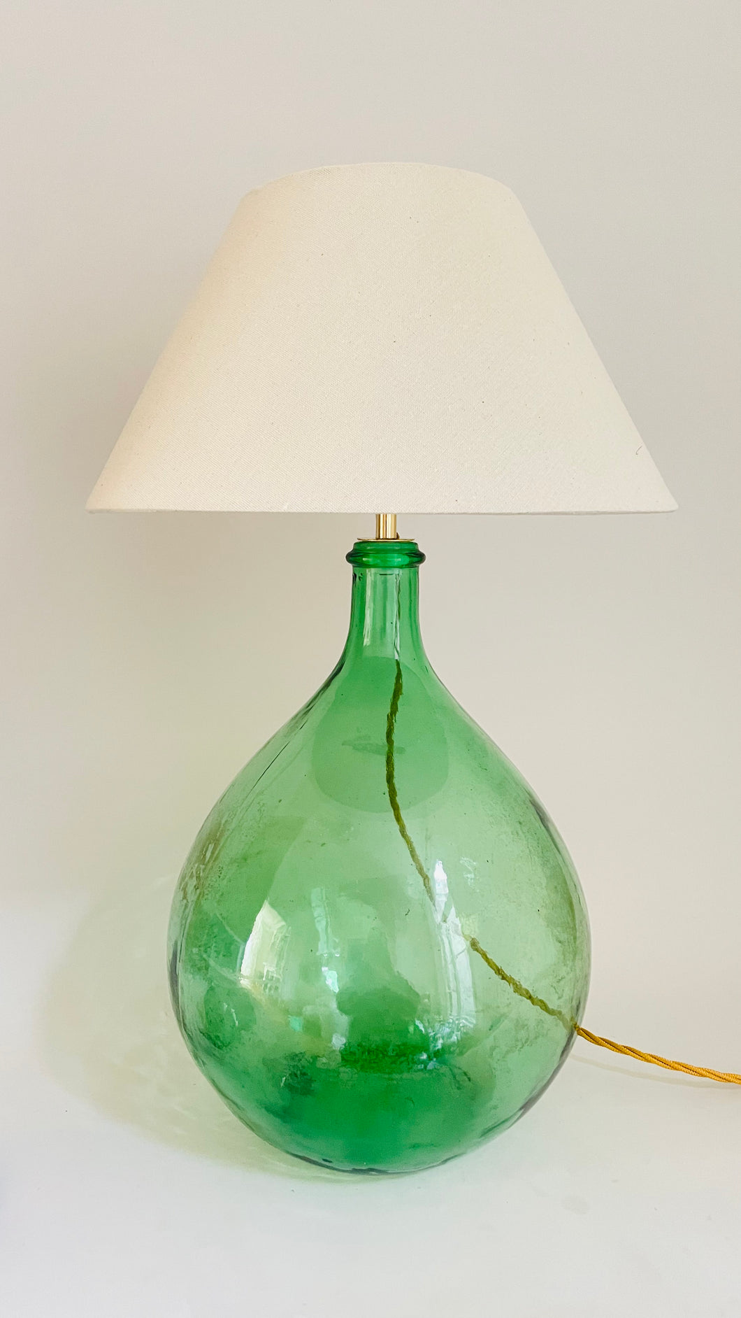 Vintage French Demijohn Bottle Lamp - pre order for mid April