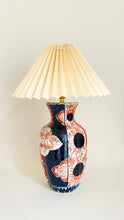 Load image into Gallery viewer, Antique Japanese Imari Lamp - pre order for mid March