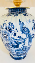 Load image into Gallery viewer, Antique Mini Delft Lamp &#39;The Swan&#39; - pre order for mid April
