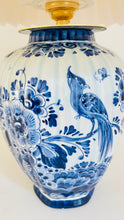 Load image into Gallery viewer, Antique Mini Delft Lamp 'The Swan' - pre order for mid April
