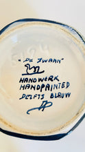Load image into Gallery viewer, Antique Mini Delft Lamp 'The Swan' - pre order for mid April