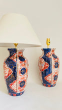 Load image into Gallery viewer, Antique Japanese Imari Lamp - pre order for early April