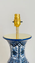 Load image into Gallery viewer, Antique Delfia Lamp - pre order for end of August
