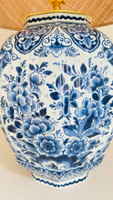 Load image into Gallery viewer, Large Antique Delft Lamp - pre order for end of Dec