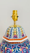 Load image into Gallery viewer, Antique Delft Polychrome Lamp - pre order for mid April