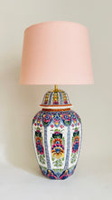 Load image into Gallery viewer, Antique Delft Polychrome Lamp - pre order for mid April